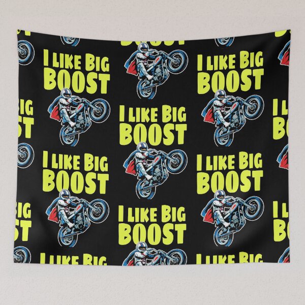 Item preview, I Like Big Boost Vintage Funny Riding Rider Quote Gift designed and sold by catchyology.