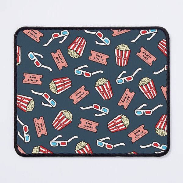 Item preview, Movie Pattern in Dark Blue designed and sold by evannave.