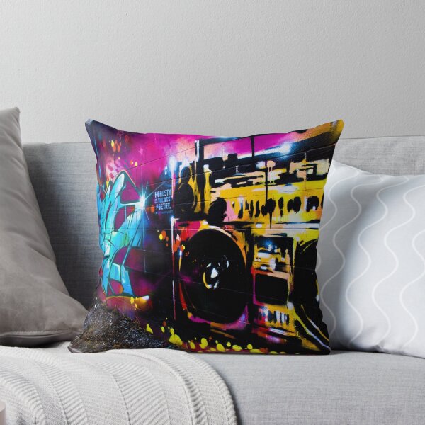 Aperçu de l'œuvre Boombox Graffiti créée et vendue par Eric W Dunthorne.
