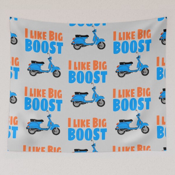 Item preview, I Like Big Boost Vintage Funny Riding Rider Quote Gift designed and sold by catchyology.