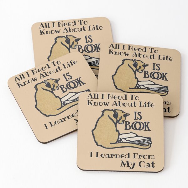 Item preview, I Learned From My Cat designed and sold by Colorful Misfits.