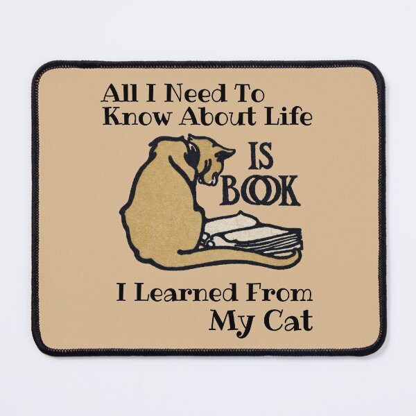 Item preview, I Learned From My Cat designed and sold by Colorful Misfits.