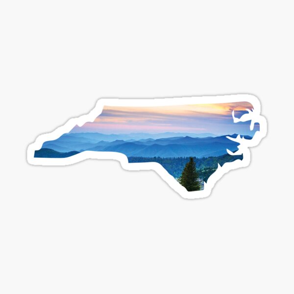 North Carolina Mountains Sticker