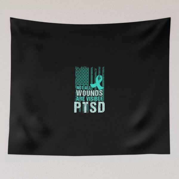 Item preview, Ptsd Awareness I Wear Teal Support The Troops Hoodie designed and sold by tamezleida.