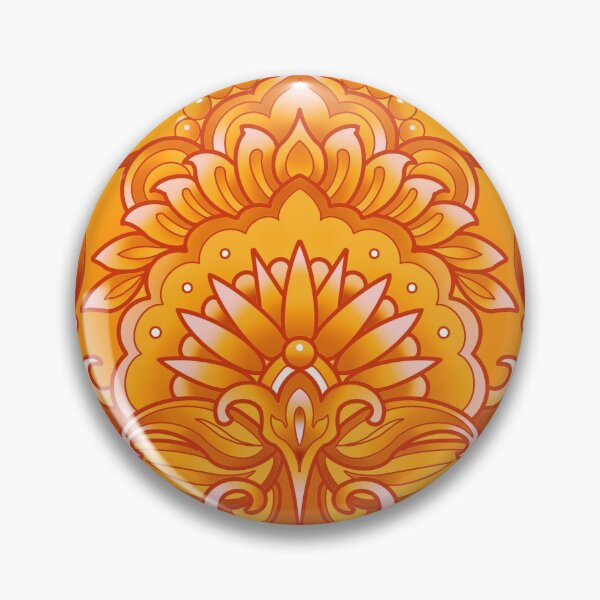 Item preview, golden mandala mehendi henna style designed and sold by weilertsen.
