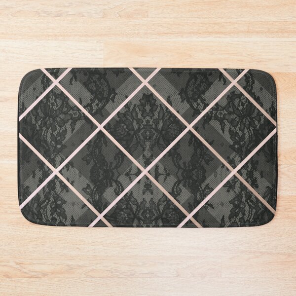 Item preview, Chic Olive Green Rosegold Minimal Geometric Floral Lace Pattern  designed and sold by LaceySkies.