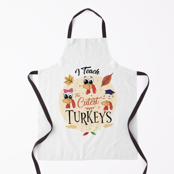 Item preview, I Teach The Cutest Turkeys, Funny Thanksgiving Teacher Gift designed and sold by JUSTBEELEGANT.