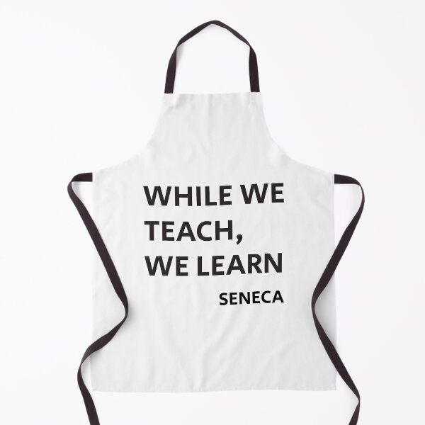 Item preview, WHILE WE TEACH, WE LEARN - Seneca Stoic Philosophy Quote designed and sold by Inspirationmotivation.