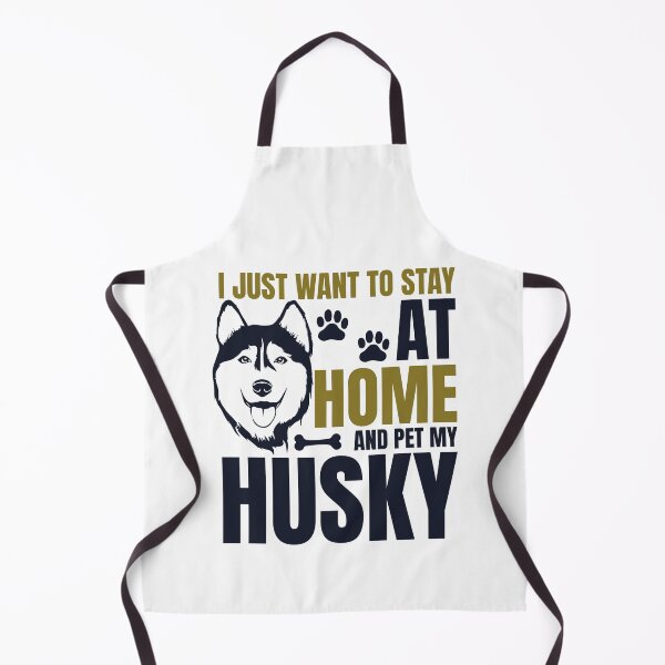Item preview, I JUST WANNA STAY AT HOME AND PET MY HUSKY COLLECTION designed and sold by JRM Tees & More Store.