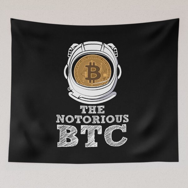Item preview, Funny Bitcoin, the Notorious BTC, Perfect Gift for Bitcoin Traders, Funny Cryptocurrency  designed and sold by CapitalDesignss.