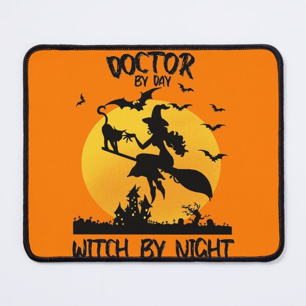 Item preview, doctor by day witch by night funny saying for halloween with witch picture scary design for mom for sister designed and sold by mydreamcatcher.