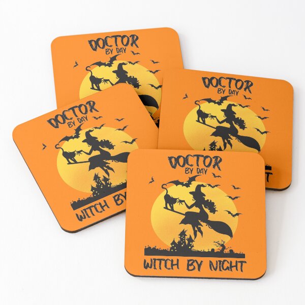 Item preview, doctor by day witch by night funny saying for halloween with witch picture scary design for mom for sister designed and sold by mydreamcatcher.
