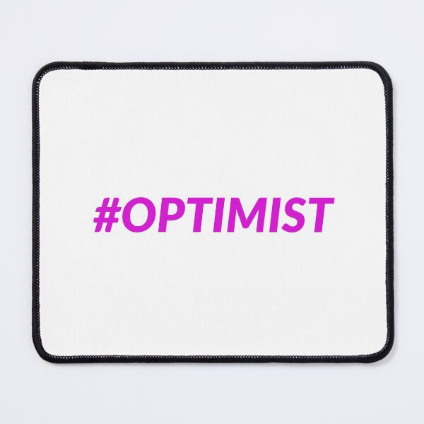 Item preview, optimist pink hashtag designed and sold by Inspirationmotivation.