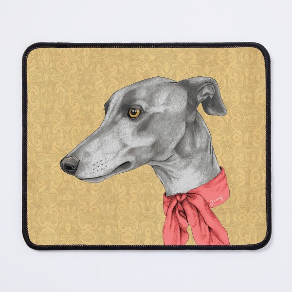 Item preview, Greyhound with scarf designed and sold by barruf.
