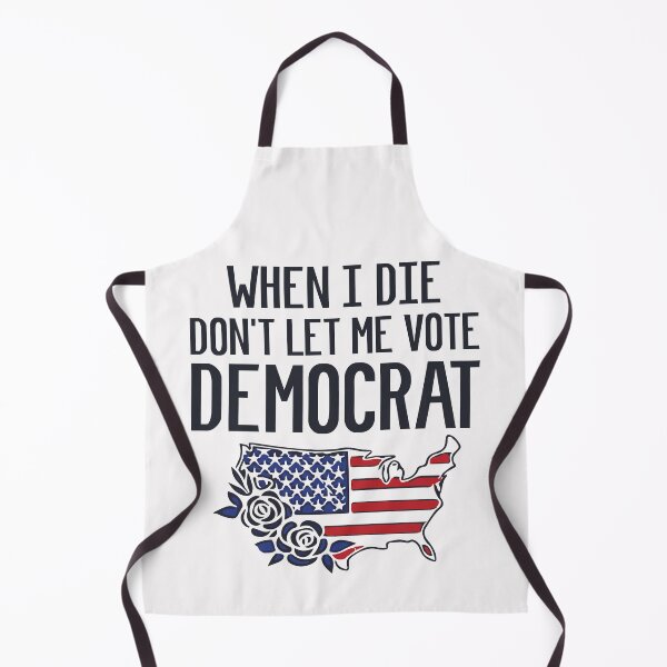 Item preview, When I Die Don't Let Me Vote Democrat USA Flag Flower Funny Republican designed and sold by clothesy7.