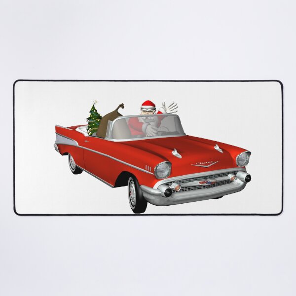 Item preview, Santa In Red 57 Chevy designed and sold by Mythos57.