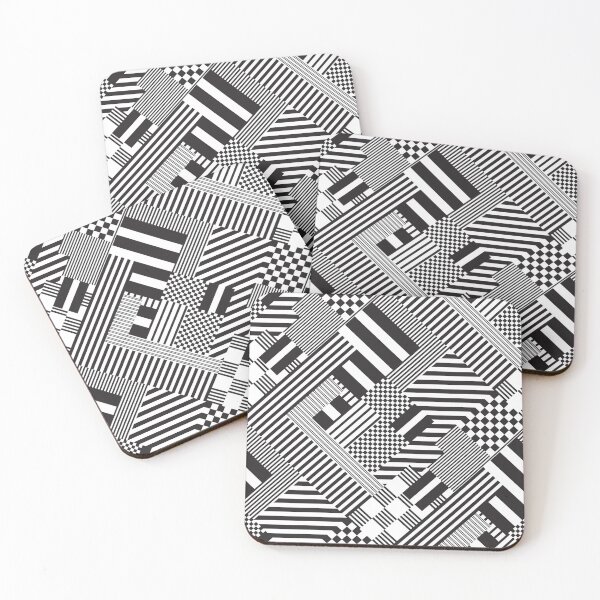 Item preview, Black and white striped seamless pattern designed and sold by brox-art-style.