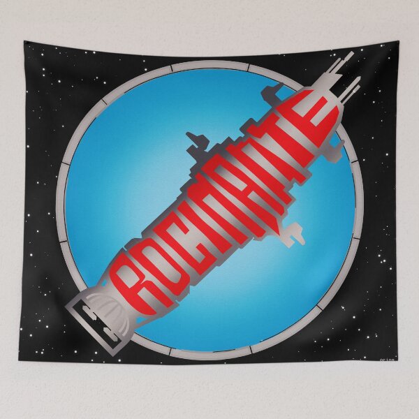 Item preview, Retro Art Roci Ship Against Gate and Stars designed and sold by orionlodubyal.