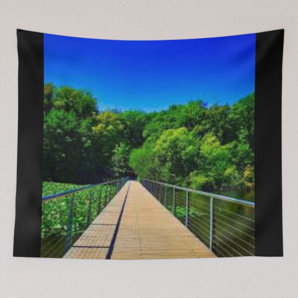 Item preview, wooden bridge designed and sold by Roshan Keenoo.
