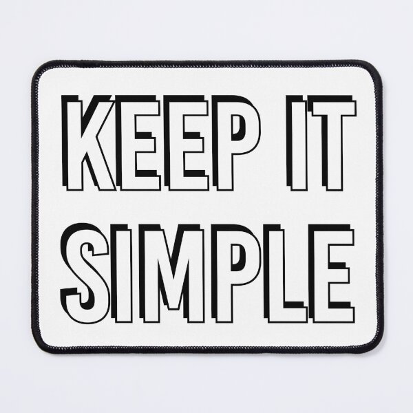Item preview, Keep it simple designed and sold by Inspirationmotivation.