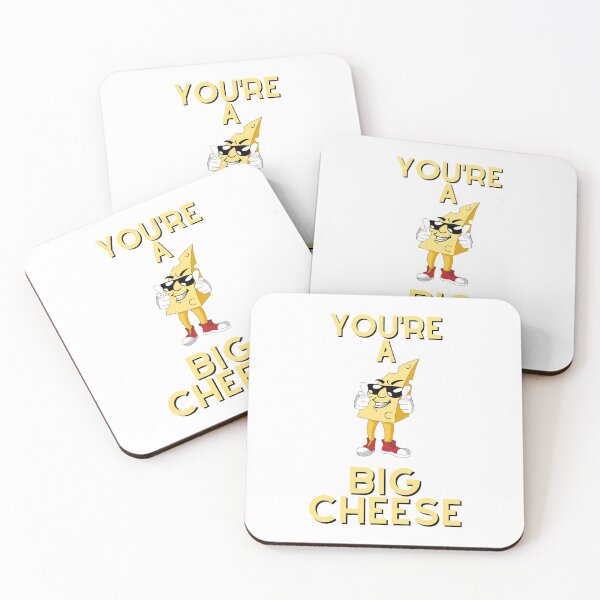 Item preview, You're A Big Cheese - Unisex White T-Shirt - Funny Joke Design for Hot Shots, CEO, Chancers, Wannabes, Bosses etc designed and sold by raretshirtsuk.