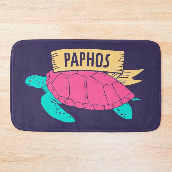 Item preview, Paphos, Pafos Cyprus is my happy place turtle designed and sold by Dream It Craft It ✔️.