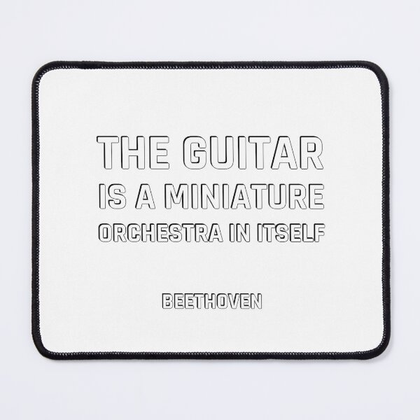 Item preview, Beethoven Quotes - The guitar is a miniature orchestra in itself designed and sold by Inspirationmotivation.