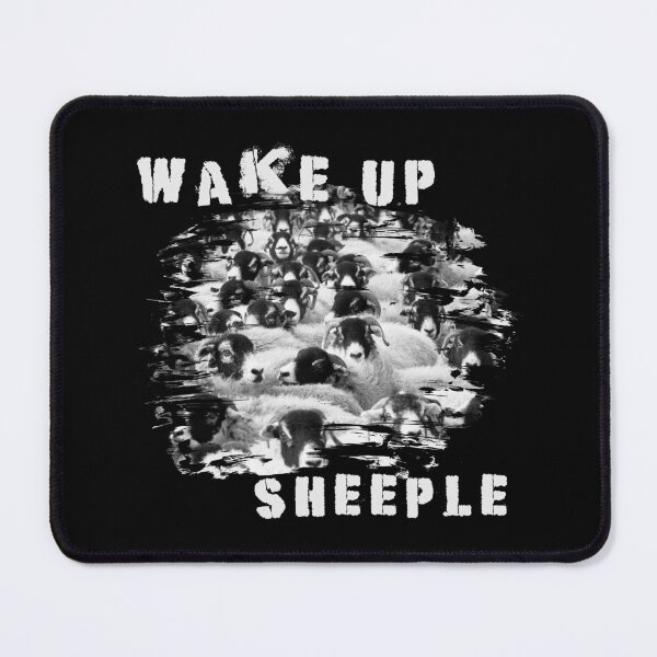 Item preview, Wake Up Sheeple, Floc of Sheep Herd  designed and sold by ArtOfRebellion.