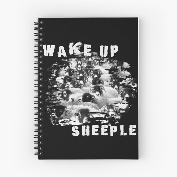 Item preview, Wake Up Sheeple, Floc of Sheep Herd  designed and sold by ArtOfRebellion.