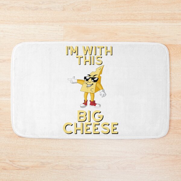 Item preview, I'm With This Big Cheese - Unisex White T-Shirt - Funny Joke Design for Hot Shots, CEO, Chancers, Wannabes, Bosses etc designed and sold by raretshirtsuk.