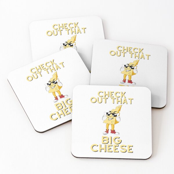 Item preview, Check Out That Big Cheese - Unisex White T-Shirt - Funny Joke Design for Hot Shots, CEO, Chancers, Wannabes, Bosses etc designed and sold by raretshirtsuk.