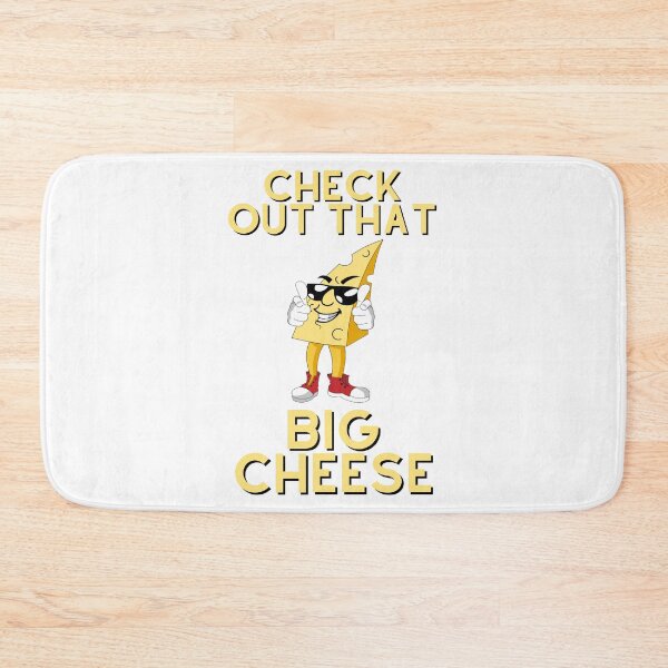 Item preview, Check Out That Big Cheese - Unisex White T-Shirt - Funny Joke Design for Hot Shots, CEO, Chancers, Wannabes, Bosses etc designed and sold by raretshirtsuk.
