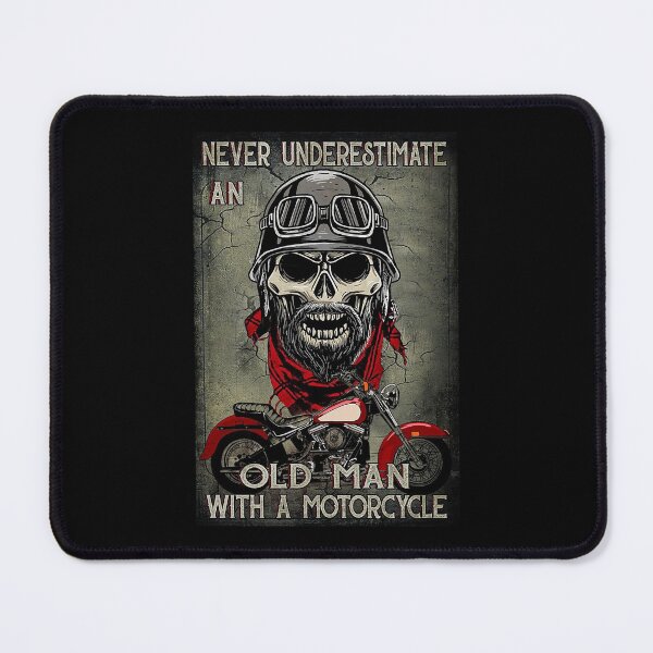 Item preview, Never Underestimate An Old Man With A Motorcycle designed and sold by YimHrishi.