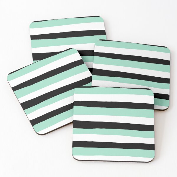 Item preview, Uneven Stripes - Green (Mint) designed and sold by LAEC-Shop.