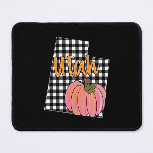 Item preview, Plaid Utah pumpkin map  designed and sold by Davestre Designs.