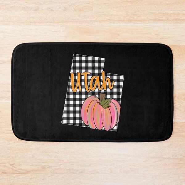Item preview, Plaid Utah pumpkin map  designed and sold by Davestre Designs.