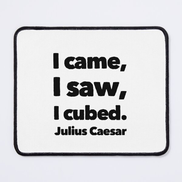 Item preview, "I came, I saw, I cubed" - Julius Caesar designed and sold by ASchumac.