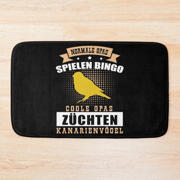 Item preview, Kanarienvogel Opa Bingo designed and sold by StrongShirts.