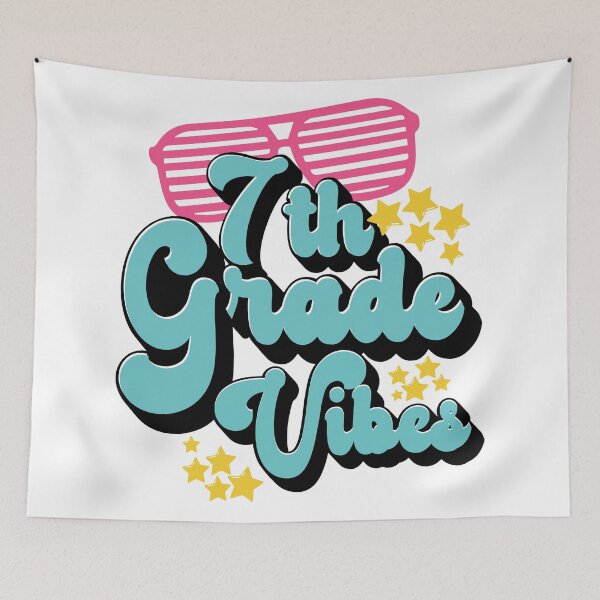 Item preview, Seventh Grade Vibes - Hello Seventh Grade - Funny Back To School Gift  designed and sold by ALITOPRINCE.