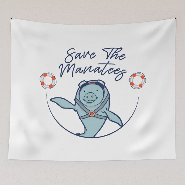 Item preview, Save The Manatees designed and sold by HamzaZemharir.