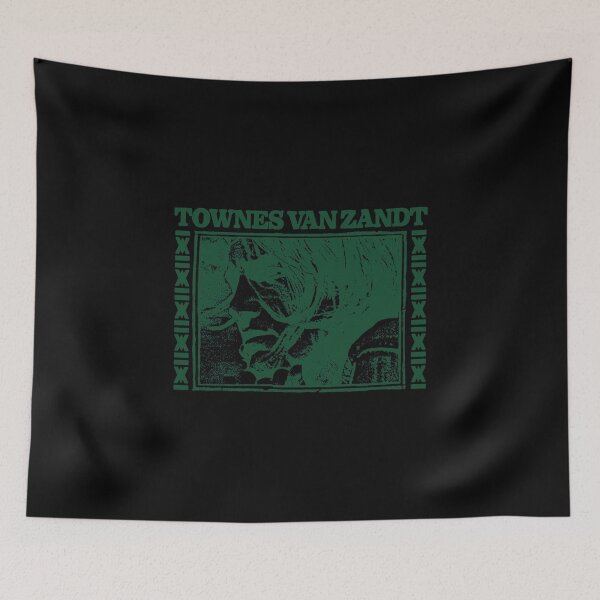 Item preview, Outlaw Country T-ShirtTownes Van Zandt _____ Retro Fan Art Design T-Shirt_by DankFutura_ designed and sold by shoptraiho.