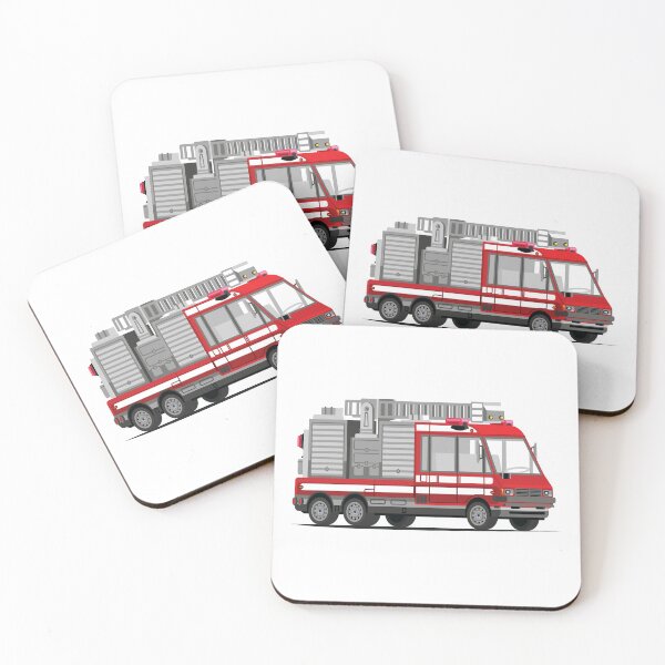 Item preview, Big red fire truck designed and sold by Mattes-studio.