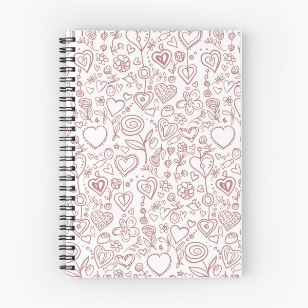 Item preview, Pink flowers and hearts, valentines day designed and sold by Olga Lashko.