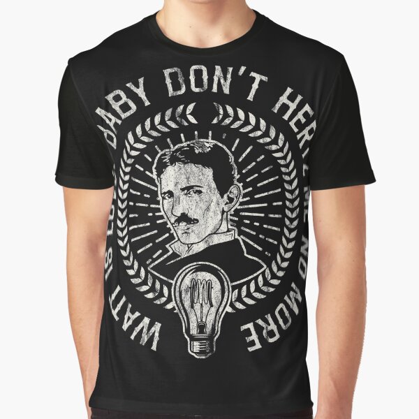 Item preview, Watt is Love Nikola Tesla designed and sold by Alema Art.