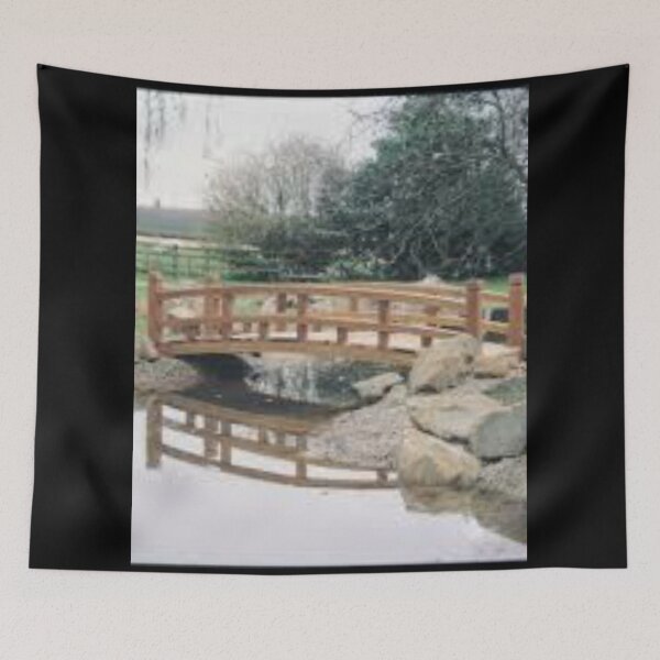 Item preview, wooden bridge designed and sold by Roshan Keenoo.