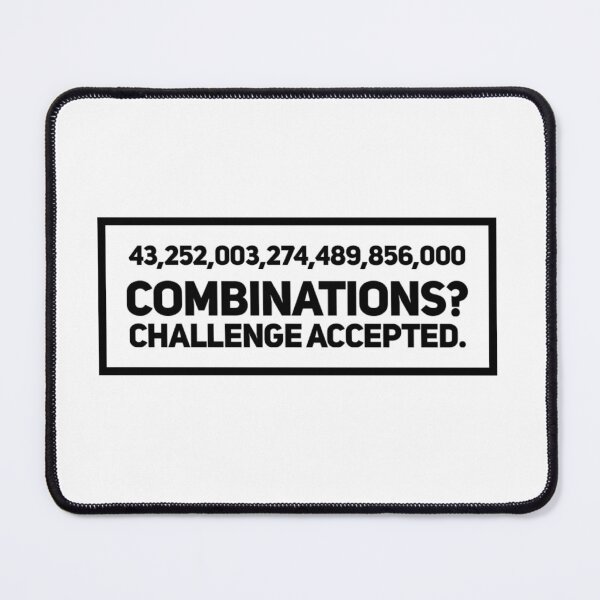 Item preview, 43 Quintillion combinations? Challenge accepted designed and sold by ASchumac.