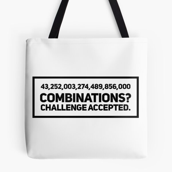Item preview, 43 Quintillion combinations? Challenge accepted designed and sold by ASchumac.