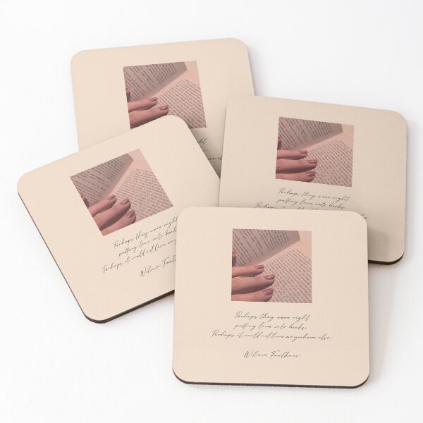 Item preview, Romantic Academia William Faulkner Quote designed and sold by lovartxin.