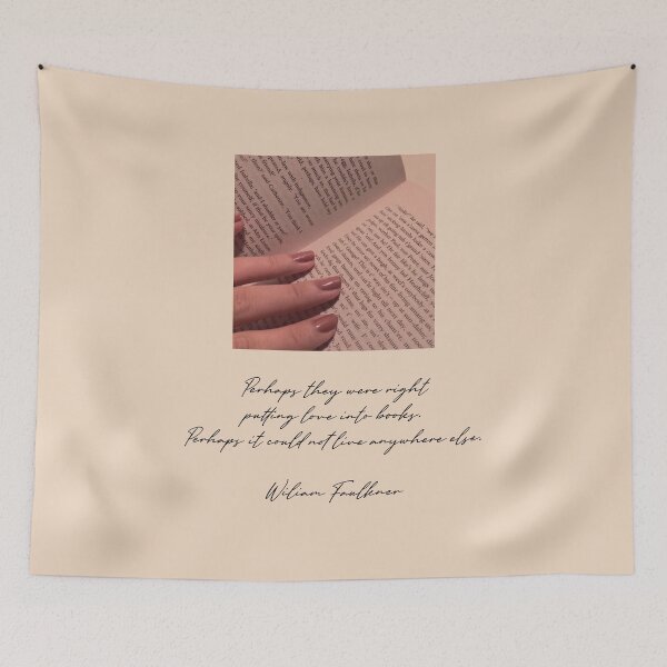 Item preview, Romantic Academia William Faulkner Quote designed and sold by lovartxin.