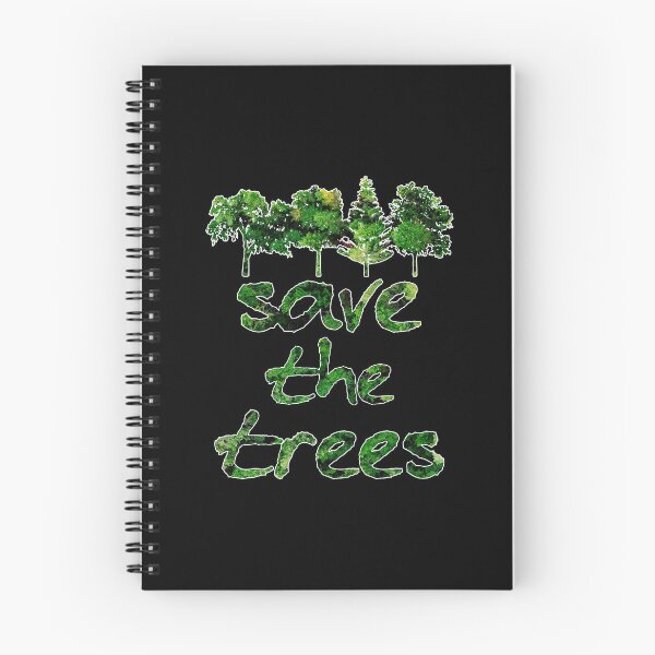 Item preview, Save the Trees Forest green Nature Summer Saying  designed and sold by CreatDifference.
